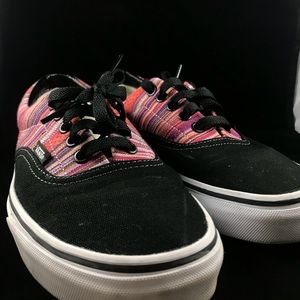 Black and Tribal Two Tones Vans